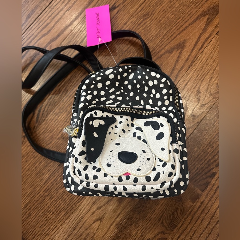 Betsy Johnson mini dalmation backpack